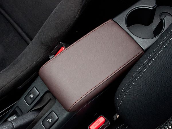 G'BASE　LCC-011　ダイハツ　コペン LA400K専用　レザーコンソールカバー　鍵穴無し　レッドレザー×ブラックステッチ　メーカー直送品 ジーベース⁄G\u0027BASE レザーコンソールカバー ダイハツ コペン LA400K