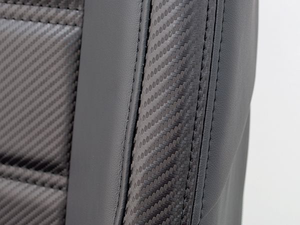 ジーベース/G'BASE デザインシートカバー ダイハツ コペン LA400K Robe ブラック×カーボン調 入数：1台分 GSC-003_1