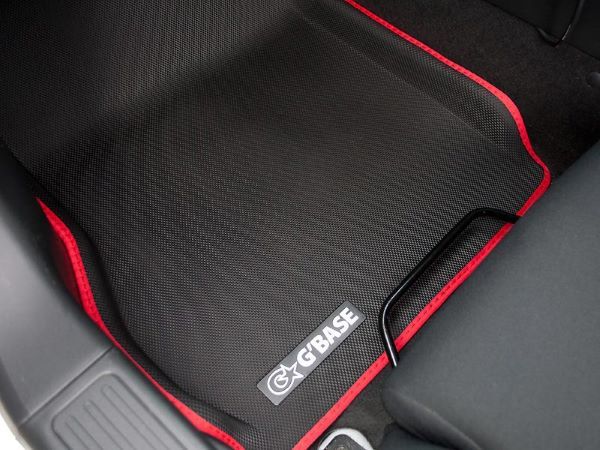 G'BASE ジーベース オリジナル ホンダ S660用 シートカバー ブラック×レッド HONDA S660 JW5 (1台分/左右セット) （GSC-004）