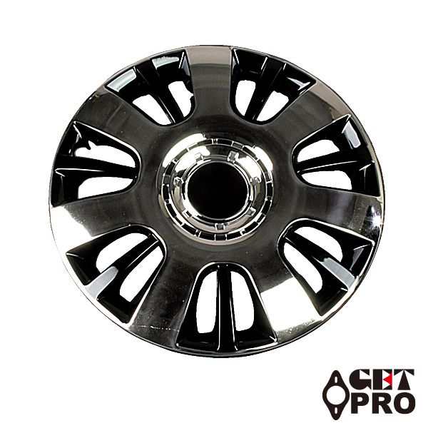 GET-PRO/ゲットプロ ホイールカバー クローム＆ブラック 14インチ 汎用 入数：1台分(4枚) L065CBL14の通販は