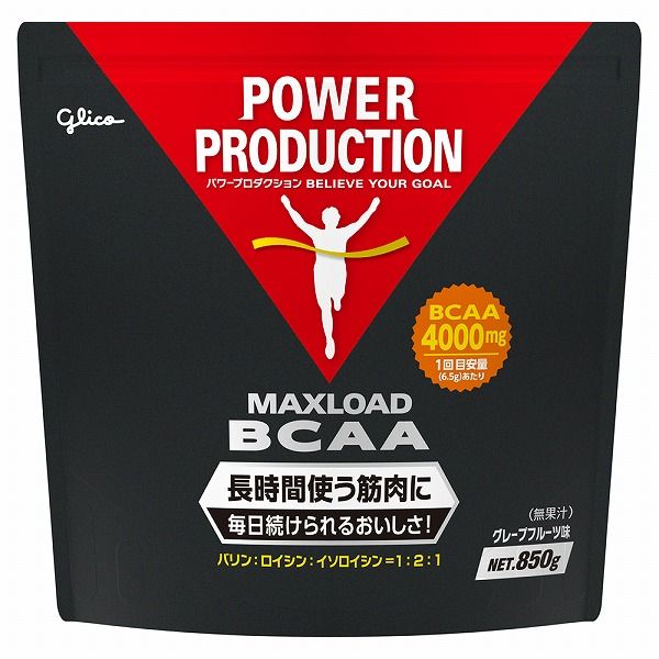 グリコ パワープロダクション アミノ酸 マックスロード BCAA 850g グレープフルーツ味 G76112の通販は 11,035円