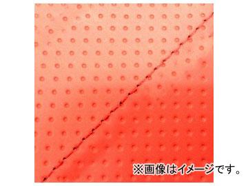 2輪 グロンドマン 国産シートカバー エンボスレッド/赤ステッチ（張替