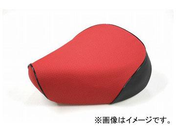 2輪 グロンドマン 国産シートカバー エンボスレッド/黒パイピング（被せ） 品番：GR25SC270P10 JAN：4562492973768 スズキ レッツ（CA1PA）中タンク