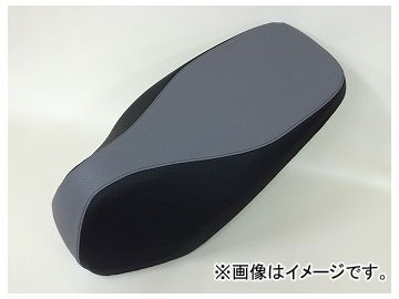 2輪 グロンドマン 国産シートカバー エンボスグレー・エンボスブラック ツートンカラー/黒ステッチ（張替） 品番：GH5561HC128S10 ホンダの通販は