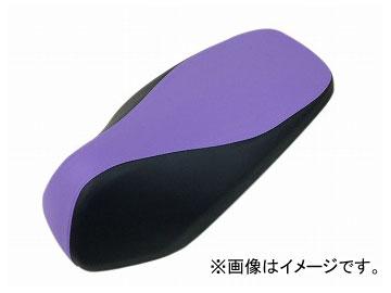2輪 グロンドマン 国産シートカバー パープル・ブラック ツートンカラー/透明ステッチ（張替） 品番：GH5561HC311S0 ホンダ ダンク（AF74）