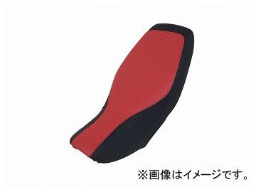 2輪 グロンドマン 国産シートカバー エンボスレッド・エンボスブラック ツートンカラー/黒ステッチ（張替） 品番：GH5568HC278S10 ホンダ グロム