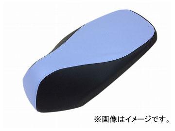 2輪 グロンドマン 国産シートカバー ライトブルー・ブラック ツートンカラー/透明ステッチ（被せ） 品番：GR5561HC341S0 ホンダ ダンク（AF74）の通販は 6,699円
