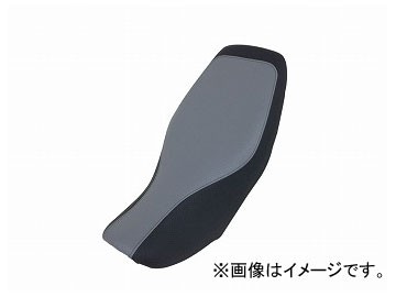 2輪 グロンドマン 国産シートカバー エンボスグレー・エンボスブラック ツートンカラー/黒ステッチ（被せ） 品番：GR5568HC128S10 ホンダ グロムの通販は