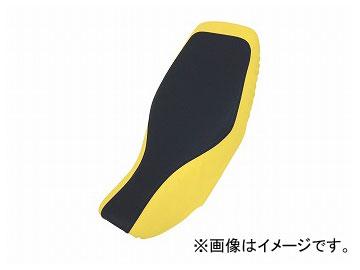 2輪 グロンドマン 国産シートカバー エンボスブラック・エンボスイエロー ツートンカラー/黒ステッチ（被せ） 品番：GR5568HC825S10 ホンダ グロム