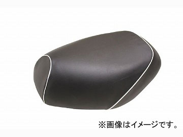 2輪 グロンドマン 国産シートカバー 黒/白パイピング (張替) 品番：GH17KC10P20 JAN：4562492998587 カワサキ バリオス(ZR250)