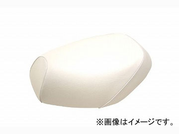 2輪 グロンドマン 国産シートカバー 白/白パイピング (張替) 品番：GH5570HC20P20 JAN：4562493053490 ホンダ ジョルノ（AF70)