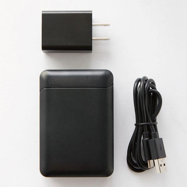 FILA(フィラ) 電熱中綿ベスト グレー モバイルバッテリー付き 男女兼用