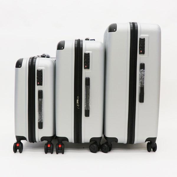 HIRO キャリーケース シルバー USD01 Aタイプ Lサイズ 約90L ABS樹脂製 TSAロック搭載 旅行やビジネスに HIRO キャリーケース シルバー USD01 Aタイプ Lサイズ 約90L ABS樹脂製