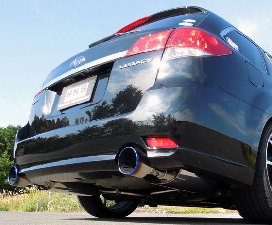 HKS Super Turbo Muffler えり巻き スバル レガシィB4 メイン＋真っただなか配管 31029-AF004