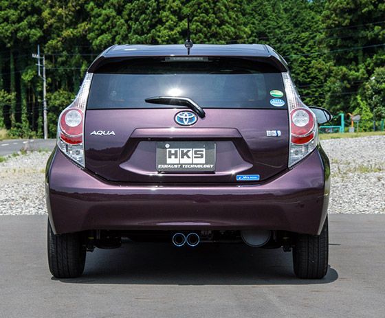 HKS Cool Style II マフラー トヨタ アクア NHP10 1NZ-FXE(1NZ-1LM) 中