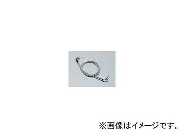 2輪 ハリケーン ロング スロットルケーブル スロットルW ステンレスメッシュ ホンダ フォルツァX/Z MF08 2004年〜2007年の通販は