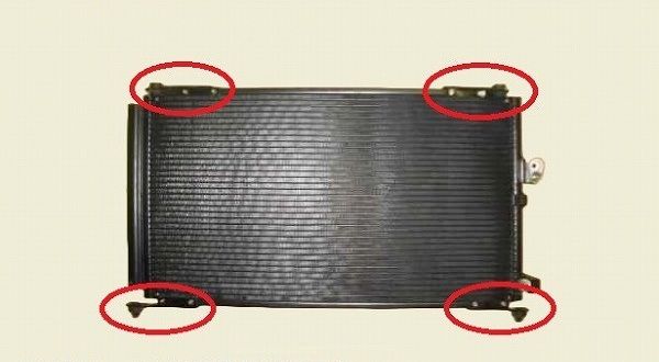 国内優良メーカー コンデンサー トヨタ チェイサー レシーバーセット