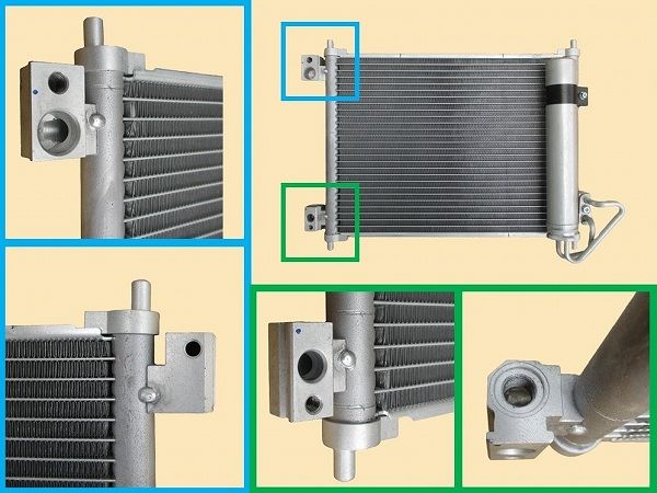 国内優良メーカー コンデンサー 日産UD コンドル レシーバーセット