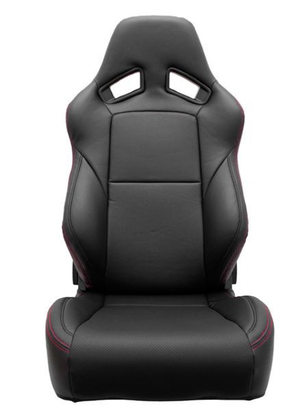 ジェイド/JADE スタイリッシュシートカバー ブラック×レッドステッチ レカロSR-7F(前期)用 入数:1座席分 JSC-002の通販は