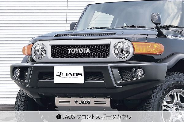 JAOS ルーフスポイラー FJクルーザー 2010.11- M\u0027sTOYOTA FJ クルーザー フロント スポイラー