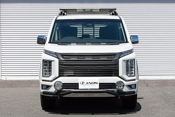 JAOS/ジャオス フロントグリル 三菱 デリカ D:5 3DA-CV1W ディーゼル車 2019年02月〜 マットブラック塗装 B061306MB_1