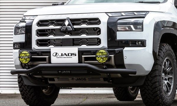 JAOS/ジャオス フロントスキッドバー 三菱 トライトン LC2T系 2024年02月〜 ブラック/ブラック B150367D