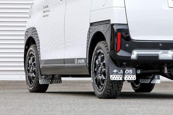 マッドガード ジャオス(JAOS) JAOS マッドガードIII フロントセット レッド エクストレイル 32系 MUD GUARD3 RED FRONT