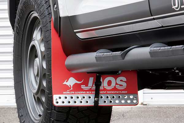 JAOS/ジャオス マッドガードIII トヨタ ランドクルーザー 300系 GRスポーツ、VX、AX、GX 2021年08月〜 レッド フロントセット B621052Fの通販は