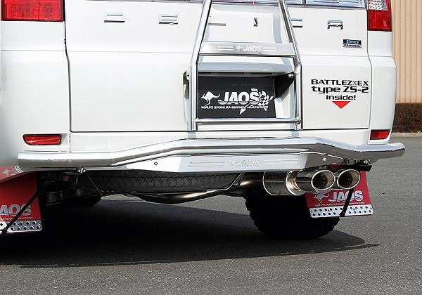 JAOS/ジャオス BATTLEZ マフラー ZS-2 B701305 ミツビシ デリカ D:5 LDA-CV1W 4N14 ディーゼル車用 DT 2013年01月〜2019年02月の通販は