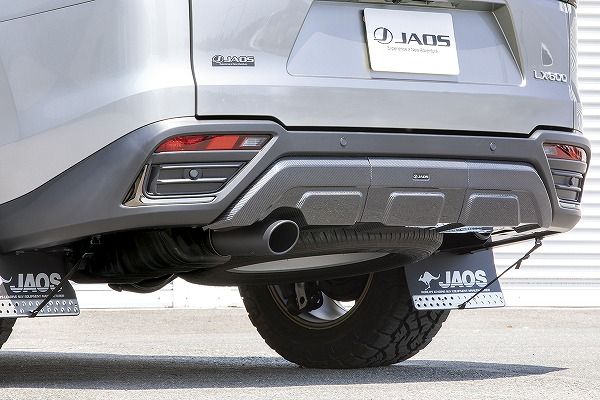 JAOS/ジャオス BATTLEZ マフラーカッター トヨタ ランドクルーザー MCブラック type-A B720141_1