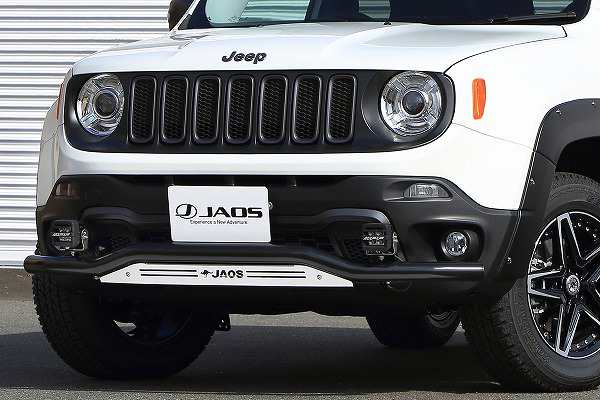 JAOS/ジャオス フロントスキッドバー ブラック/ブラスト B150910C ジープ レネゲード BU24/BU13 トレイルホーク 2015年09月〜の通販は 43,018円