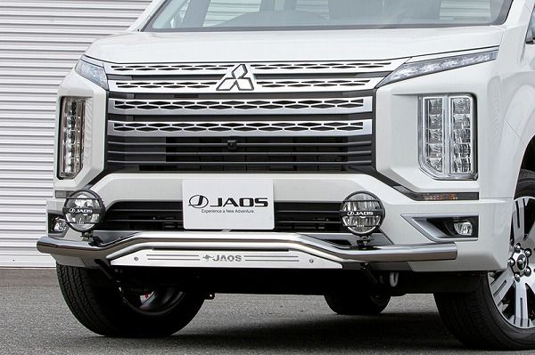 JAOS/ジャオス フロントスキッドバー 三菱 デリカ D:5 3DA-CV1W 新型ディーゼル 2019年02月〜 ポリッシュ/ブラスト B150306A