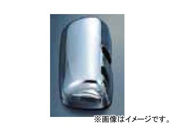 ジェットイノウエ サイドミラーカバー 運転席 ヒノ エアループプロフィア ヒーター付サイドミラー車 2010年09月〜 クロームメッキ 570945の通販は