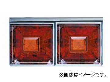 ジェットイノウエ 角型2連フラッシュテールランプ大型(リレー無) 210×405×奥行145mm 定格：24V 入数：R/Lセット 525711