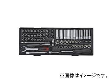 JTC 6.3mm 74PCSソケットセット JTCK2736の通販は