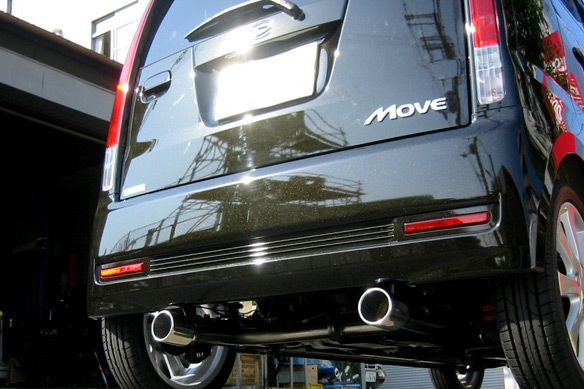 Jworks/ジェイワークス AutoJuwell SEA51 TYPEII マフラー ダイハツ ムーヴ L175 KF ターボ 2WDカスタム 2006年10月〜2010年03月 リアのみ SEII-004