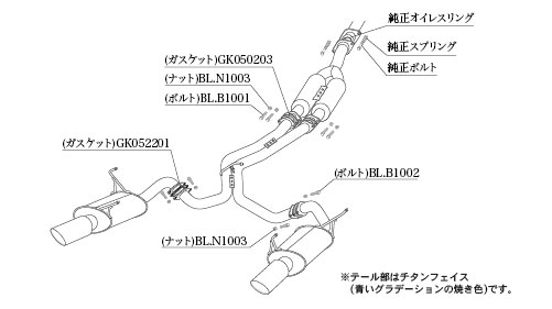 柿本改 スバルレヴォーグ（VN5）CB18エンジン用マフラー 製品情報