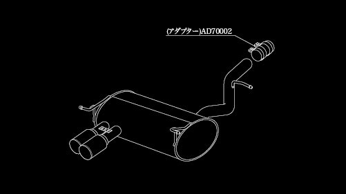 柿本改 einsatz s-622 マフラー ブラッククロームテール E6C3011B BMW