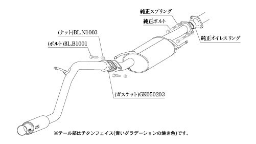 柿本改 GTbox 06&S マフラー S44336 スズキ タウンボックスの通販はau ...