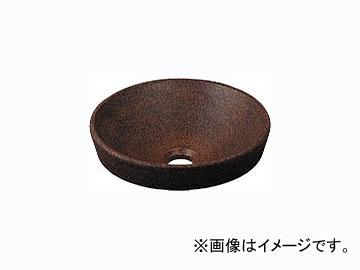 カクダイ 丸型手洗器 窯肌 品番：493-012-M JAN：4972353493340
