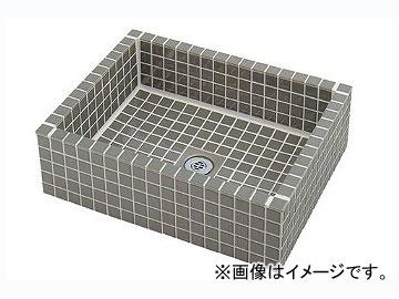 カクダイ 水栓柱パン（タイル張り・灰緑） 品番：624-971 JAN：4972353054671