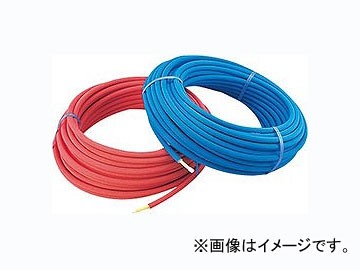 カクダイ 保温材つき架橋ポリエチレン管（赤） 13A 品番：672-116-50R JAN：4972353058747の通販は
