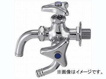 カクダイ 万能ホーム双口水栓13 品番：7041 JAN：4972353704187