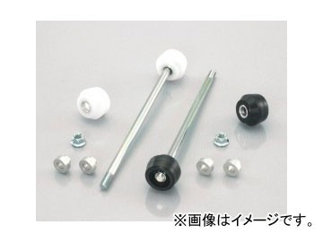 2輪 キタコ アクスルプロテクター フロント ホワイト 532-2411000 JAN：4990852074686 スズキ アドレスV125/-G CF46A