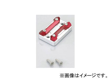 2輪 キタコ アルミマスターシリンダーキャップ 524-0002010 シルバー/レッド タイプ2 JAN：4990852093397 ホンダ CB223S MC40