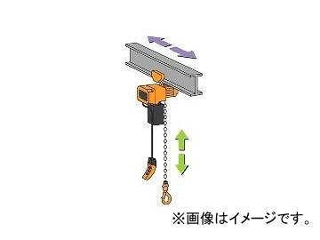 キトー/KITO エクセルER2 プレントロリ結合式 4m 1速（標準速）500kg