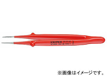 クニペックス/KNIPEX 絶縁精密ピンセット 品番：9227-62 長さ：150mm JAN：4003773054764