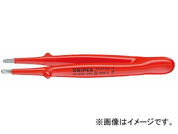 クニペックス/KNIPEX 絶縁精密ピンセット 品番：9267-63 長さ：145mm JAN：4003773054931