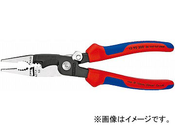 クニペックス/KNIPEX エレクトロプライヤーコンフォート 品番：1392-200 スプリング付 JAN：4003773075318