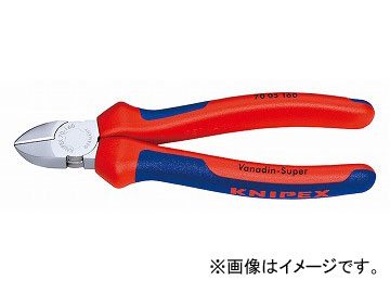 クニペックス/KNIPEX 斜ニッパー 品番：7005-160 JAN：4003773011767